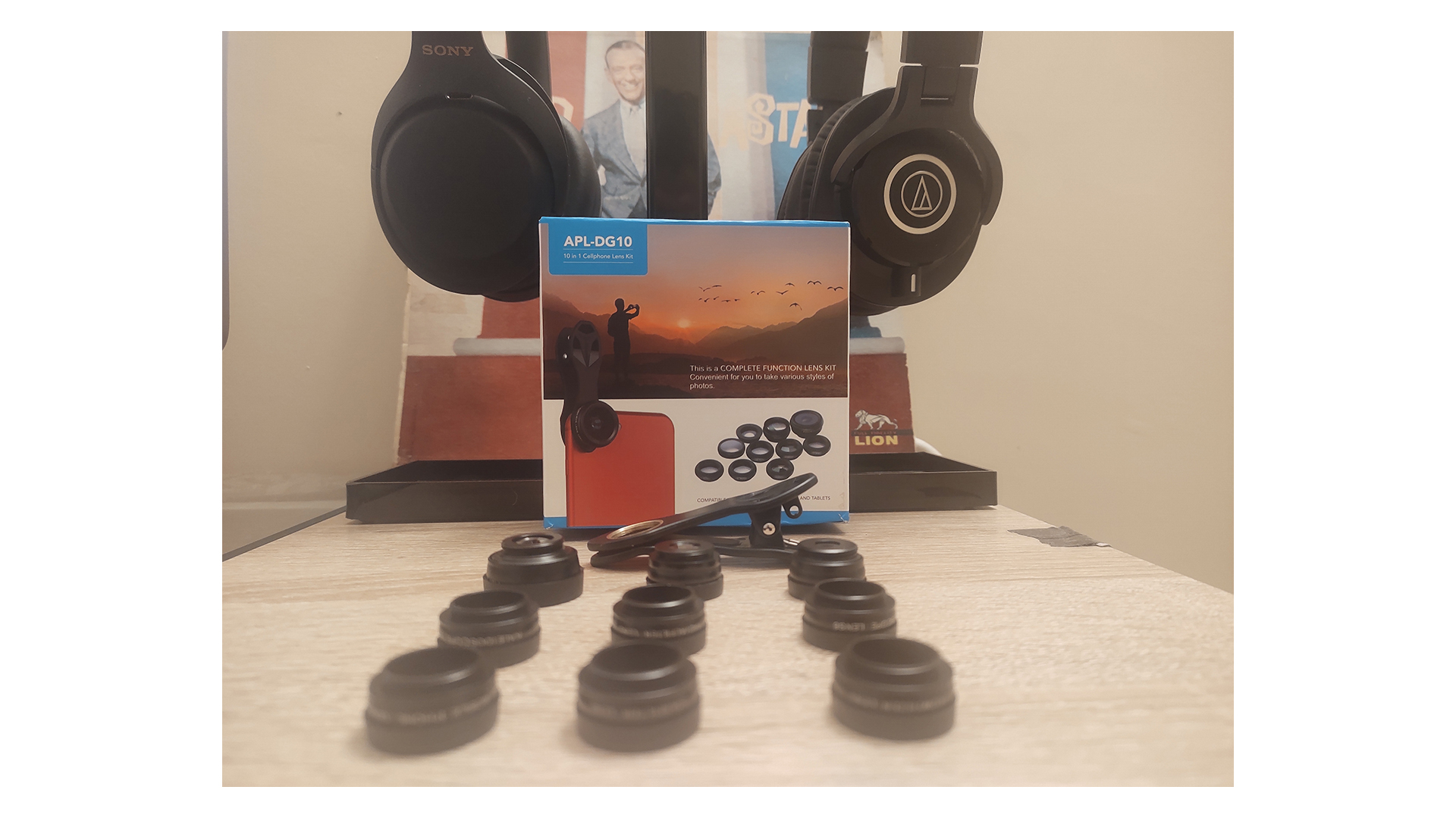 Kit de lentes para smartphones